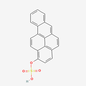 molecular formula C20H12O4S B1196696 Benzo(a)pyrenyl-1-sulfate CAS No. 64810-99-7