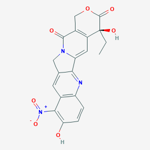 molecular formula C20H15N3O7 B011967 10-Hydroxy-9-nitrocamptothecin CAS No. 104267-73-4