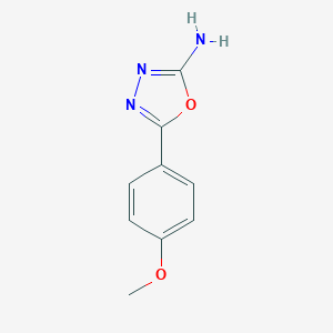 molecular formula C9H9N3O2 B119670 5-(4-Methoxyphenyl)-1,3,4-oxadiazol-2-amine CAS No. 5711-61-5