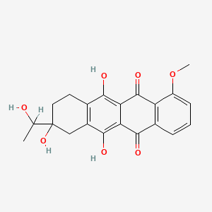 5,12-Naphthacenedione, 7,8,9,10-tetrahydro-6,8,11-trihydroxy-8-(1-hydroxyethyl)-1-methoxy-