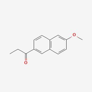 molecular formula C14H14O2 B1196712 1-(6-methoxynaphthalen-2-yl)propan-1-one CAS No. 2700-47-2