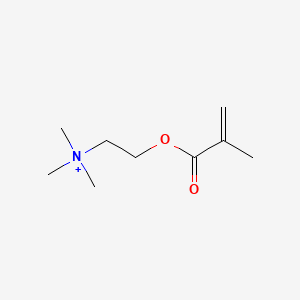 molecular formula C9H18NO2+ B1196713 Methacrylylcholine CAS No. 33611-56-2