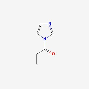 molecular formula C6H8N2O B1196714 N-Propionylimidazole CAS No. 4122-52-5