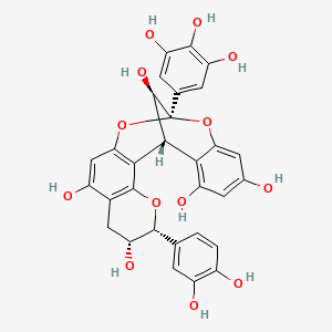 epigallocatechin-(4beta->8,2beta->O-7)-epicatechin