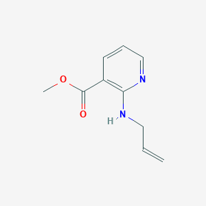 molecular formula C10H12N2O2 B119673 Methyl 2-(allylamino)nicotinate CAS No. 157362-04-4