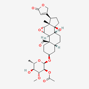 molecular formula C32H44O11 B1196743 Cerbertin CAS No. 7227-00-1