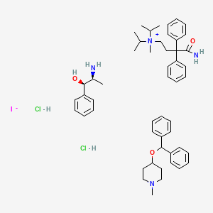 molecular formula C51H71Cl2IN4O3 B1196751 Eskornade spansules CAS No. 77306-14-0