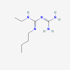 molecular formula C8H19N5 B1196765 Etoformin CAS No. 45086-03-1