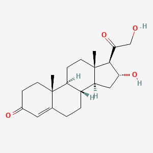 molecular formula C21H30O4 B1196769 4-Pregnene-16alpha,21-diol-3,20-dione CAS No. 601-39-8