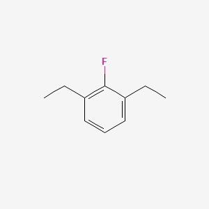 molecular formula C10H13F B11967718 1,3-Diethyl-2-fluorobenzene CAS No. 84604-67-1