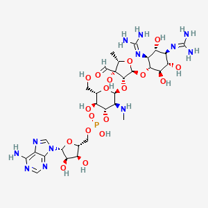 molecular formula C31H51N12O18P B1196772 3''-Adenylylstreptomycin CAS No. 22169-43-3