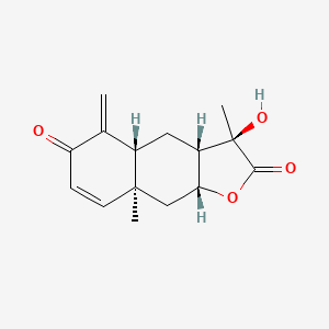 molecular formula C15H18O4 B1196778 Farinosin 