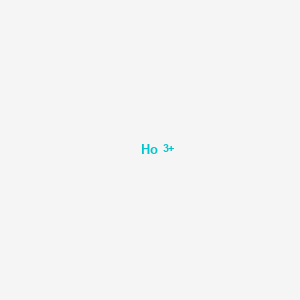 molecular formula Ho+3 B1196784 Holmium(3+) CAS No. 22541-22-6