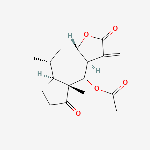 molecular formula C17H22O5 B1196785 Ergolide CAS No. 54999-07-4