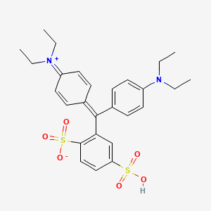 molecular formula C27H31N2NaO6S2 B1196795 Isosulfan Blue CAS No. 748080-29-7