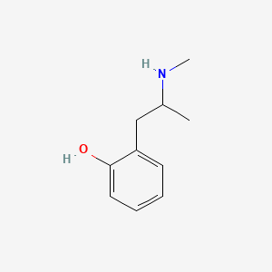 molecular formula C10H15NO B1196798 O-去甲基甲氧苯胺 CAS No. 582-43-4