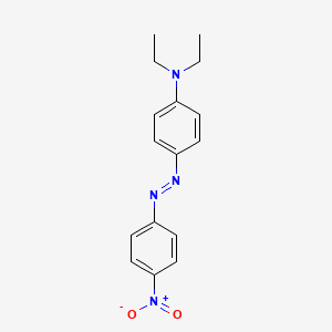 molecular formula C16H18N4O2 B1196801 4-Diethylamino-4'-nitroazobenzene CAS No. 3025-52-3