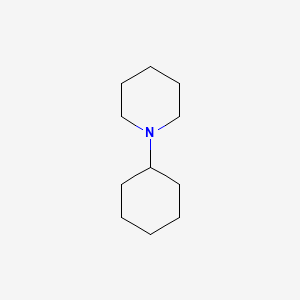 molecular formula C11H21N B1196802 1-Cyclohexylpiperidine CAS No. 3319-01-5