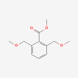 molecular formula C12H16O4 B11968027 Methyl 2,6-bis(methoxymethyl)benzoate CAS No. 153035-75-7