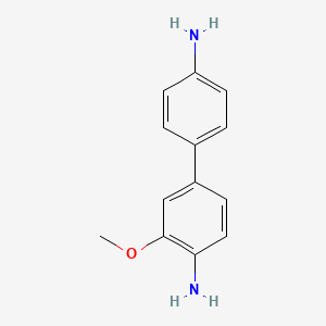 molecular formula C13H14N2O B1196808 3-Methoxybenzidine CAS No. 3365-87-5
