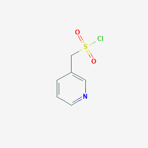 molecular formula C6H6ClNO2S B119681 Pyridin-3-ylmethanesulfonyl Chloride CAS No. 159290-96-7