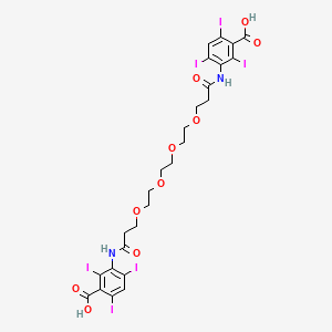 molecular formula C26H26I6N2O10 B1196819 Iodoxamic acid CAS No. 31127-82-9