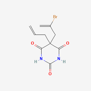 molecular formula C10H11BrN2O3 B1196821 Brallobarbital CAS No. 561-86-4
