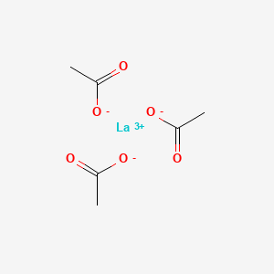 molecular formula C6H9LaO6 B1196826 乙酸镧 CAS No. 917-70-4