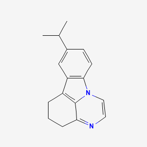 8-(propan-2-yl)-5,6-dihydro-4H-pyrazino[3,2,1-jk]carbazole