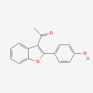 2-(p-Hydroxyphenyl)-3-benzofuranyl methyl ketone