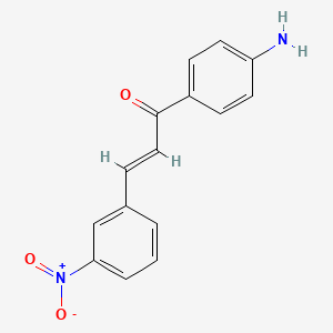 molecular formula C15H12N2O3 B11968403 4'-Amino-3-nitrochalcone CAS No. 952578-25-5