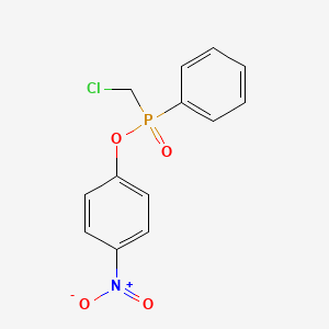 molecular formula C13H11ClNO4P B1196849 (Chloromethyl)phenylphosphinic acid p-nitrophenyl ester CAS No. 88144-99-4