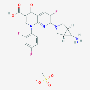 molecular formula C21H19F3N4O6S B119685 Trovafloxacin mesylate CAS No. 147059-75-4