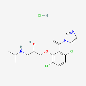 molecular formula C17H22Cl3N3O2 B1196858 711389-S CAS No. 90742-91-9