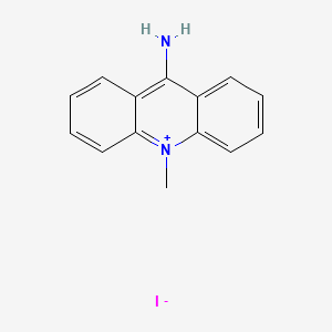 molecular formula C14H13IN2 B1196868 9-Amino-10-methylacridinium iodide CAS No. 36141-84-1