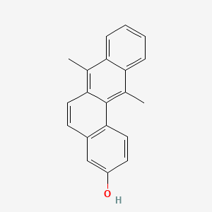 molecular formula C20H16O B1196871 3-Hydroxy-7,12-dimethylbenz(a)anthracene CAS No. 57266-83-8