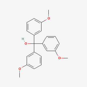 molecular formula C22H22O4 B11968720 Tris-(3-methoxy-phenyl)-methanol CAS No. 114399-81-4