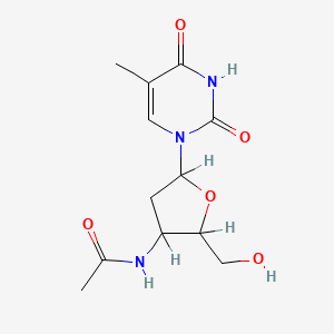 molecular formula C12H17N3O5 B1196876 3'-Acetamido-3'-deoxythymidine CAS No. 70465-85-9
