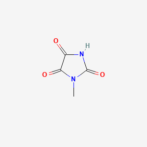 molecular formula C4H4N2O3 B1196877 1-甲基咪唑烷-2,4,5-三酮 CAS No. 3659-97-0