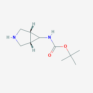 molecular formula C10H18N2O2 B119688 tert-butyl (1R,5S,6r)-3-azabicyclo[3.1.0]hexan-6-ylcarbamate CAS No. 134575-17-0
