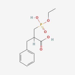 2-Benzyl-3-[ethoxy(hydroxy)phosphoryl]propanoic acid