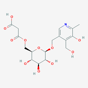 molecular formula C17H23NO11 B1196887 MG-Pyridoxine CAS No. 99102-39-3