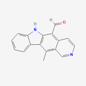 11-methyl-6H-pyrido[4,3-b]carbazole-5-carbaldehyde