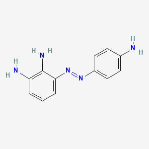 molecular formula C12H13N5 B1196899 Bismark Brown CAS No. 80324-43-2