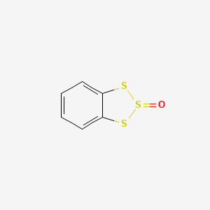 molecular formula C6H4OS3 B1196903 1,2,3-Benzotrithiole 2-oxide CAS No. 36264-19-4