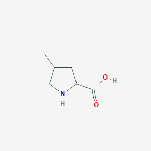 molecular formula C6H11NO2 B1196910 4-Methylpyrrolidine-2-carboxylic acid CAS No. 3005-85-4