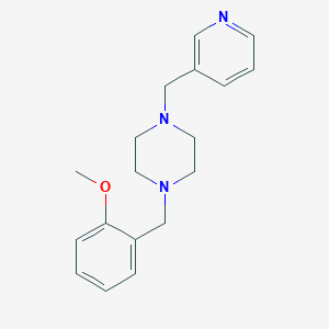 1-[(2-Methoxyphenyl)methyl]-4-(3-pyridinylmethyl)piperazine