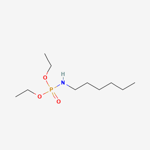 molecular formula C10H24NO3P B11969156 Diethyl N-hexylamidophosphate CAS No. 53247-00-0