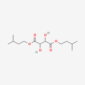 molecular formula C14H26O6 B11969187 Diisoamyl tartrate CAS No. 608-86-6