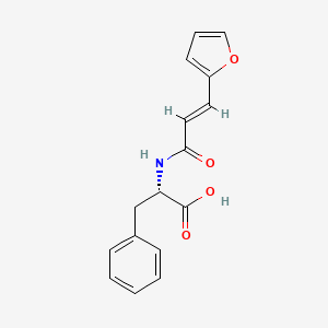 molecular formula C16H15NO4 B1196919 N-(3-(2-Furyl)acryloyl)phenylalanine CAS No. 4950-66-7